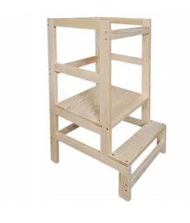 Dřevěná učící věž Montessori Kitchen Helper - pomocník do kuchyně 50 kg